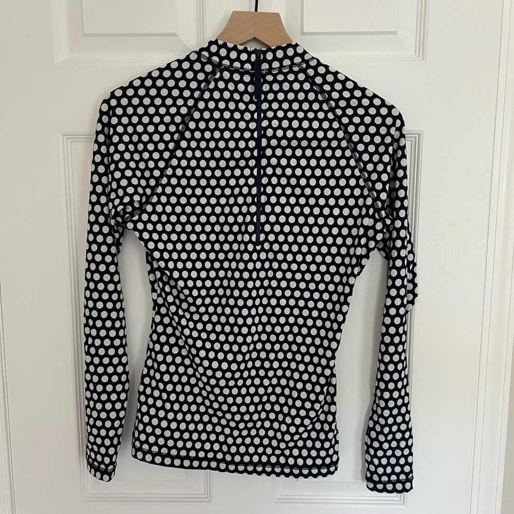 J.Crew | Dot Rash Guard — Size L - Picture 2 of 4